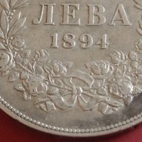 Сребърна монета 5 лева 1894г. Княжество България Княз Фердинанд първи 43029, снимка 9 - Нумизматика и бонистика - 43950774