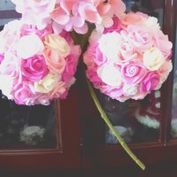 Топки от постоянни рози за сватба,кръщене,годеж,моминско парти,Свети Валентин, снимка 3 - Изкуствени цветя - 27882857