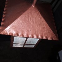 Фенер ръчно кован, снимка 3 - Външни лампи - 38288052