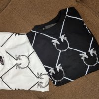 Дамска блуза с лого с камъчета Pinko🔥Guess, снимка 7 - Блузи с дълъг ръкав и пуловери - 43238810