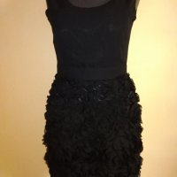 Елегантна черна рокля Jjina fruit, снимка 2 - Рокли - 28874584