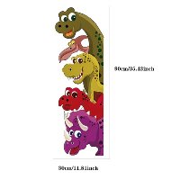 Динозаври колона ляв десен самозалепващ стикер лепенка за стена хладилник мебел врата гардероб и др, снимка 2 - Други - 37168740