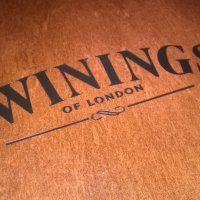 TWININGS OF LONDON-красива дървена кутия-внос англия-19х15х8см, снимка 3 - Колекции - 27086854