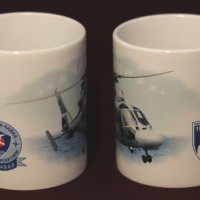 Сувенирна чаша Вертолетна авиация ВВС България, снимка 3 - Колекции - 37685623
