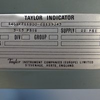 Индикатор TAYLOR INDICATOR 1402K11200-E8129043, снимка 2 - Резервни части за машини - 37461047