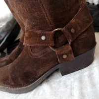 мото тиин боти, УНИСЕКС БОТУШИ кафяви, 42 - 43, BIKER BOOTS, рокер боти, чопър, хард, снимка 1 - Мъжки ботуши - 43929136