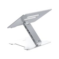 Orico алуминиева поставка за лаптоп Laptop Stand - Aluminum, 2 x USB3.0, Card Reader, up to 15.6" - , снимка 3 - Лаптоп аксесоари - 44000339