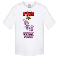 Детска тениска Bunny Penny Brawl Stars, снимка 2 - Детски тениски и потници - 32920069