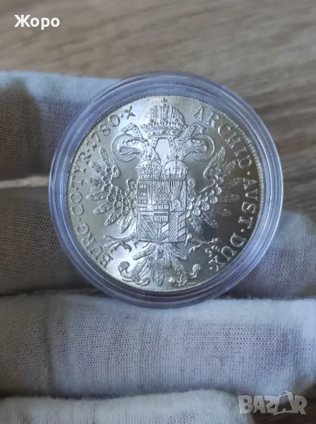 1 талер 1780 година Австрия, снимка 1
