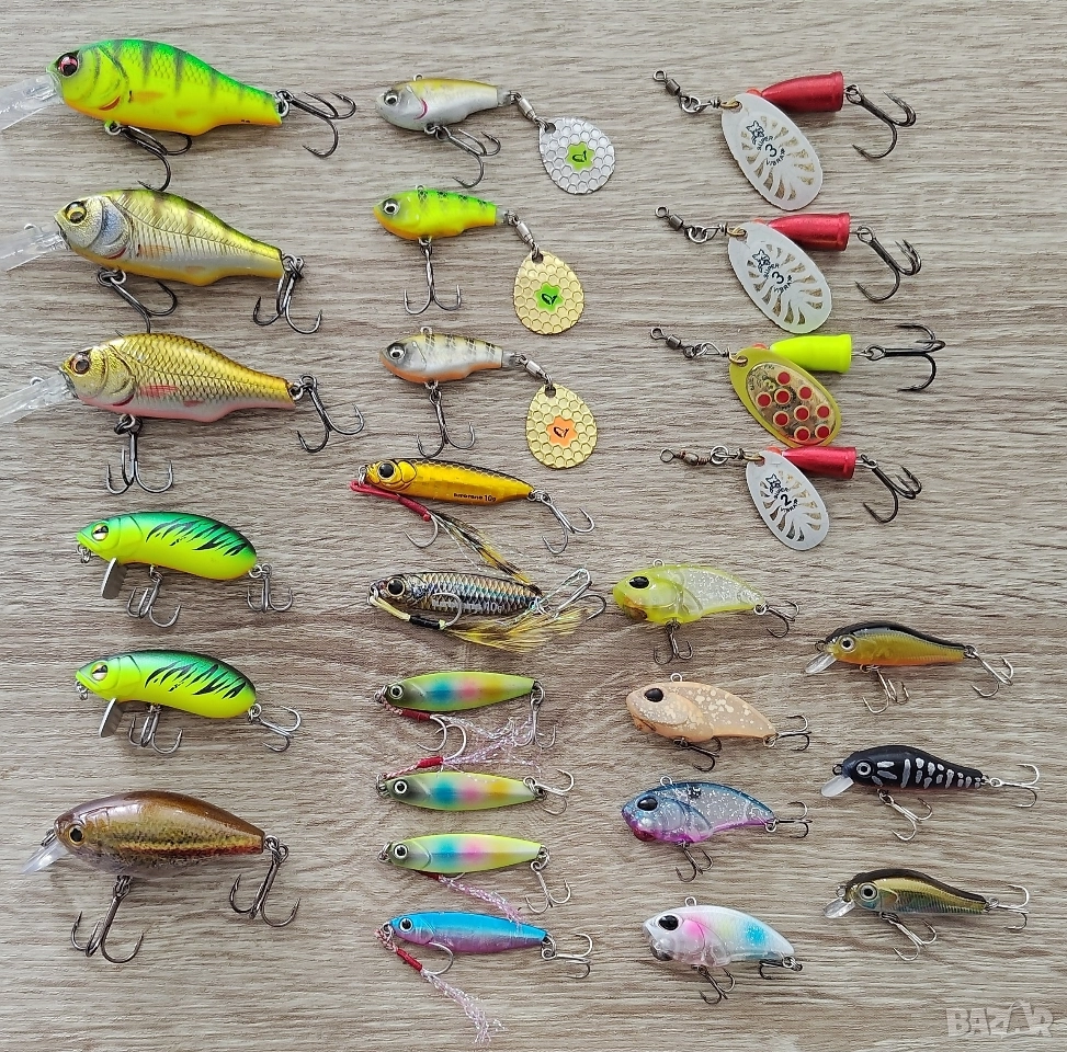 Воблери Спинери Джигове Блесни Вайбове 4 до 15Е за брой, снимка 1