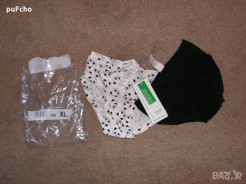 Лот от 2 бр. бикини Benetton 10-11 г. XL, снимка 1