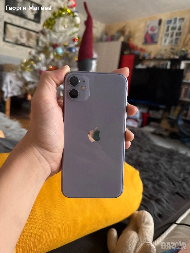 iphone 11 purple 64gb v otlichno sustoqnie, снимка 1