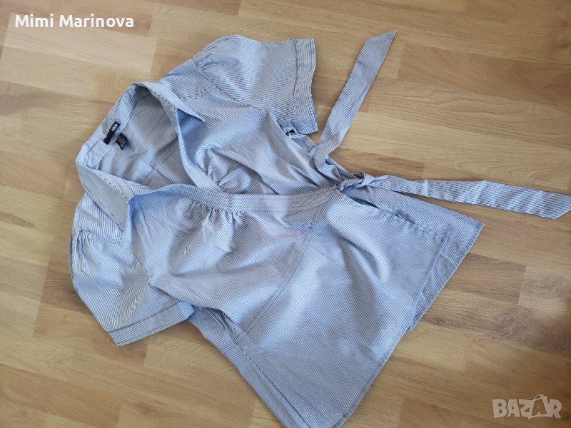 Блуза топ с прехвърляне H&M, снимка 1