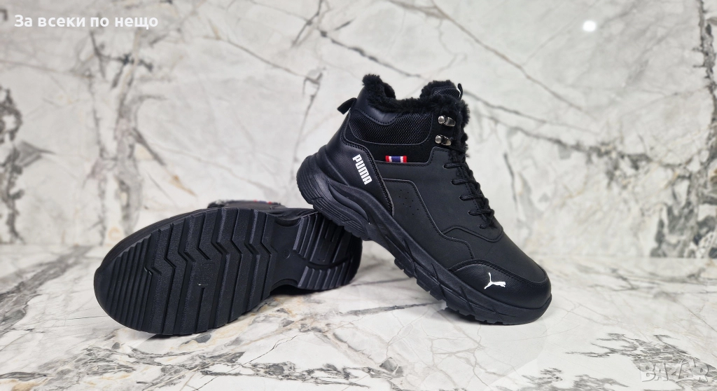 Puma Мъжки Черни Зимни Кубинки Пума Код P1797, снимка 1
