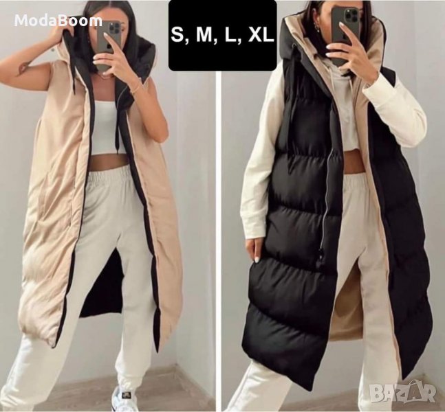 Дамски дълъг елек , снимка 1