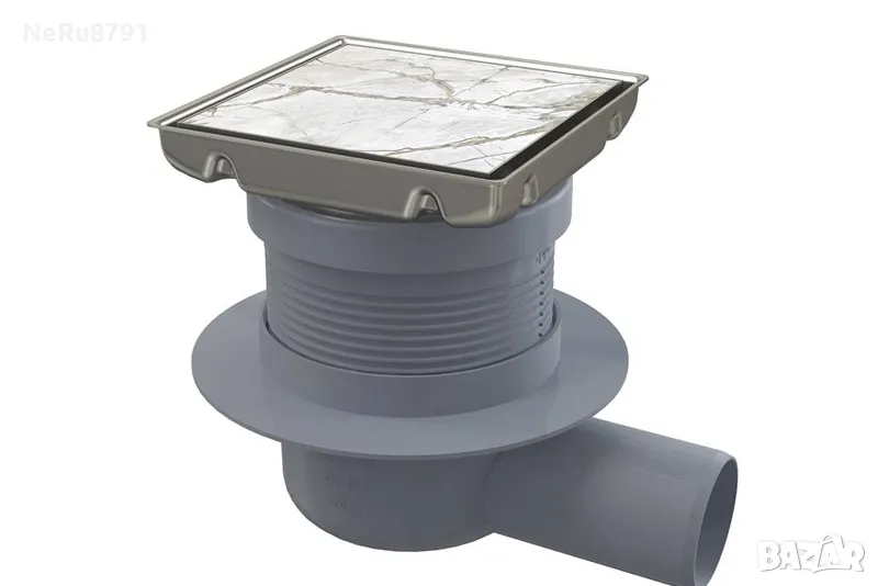 Подов сифон с двойна решетка APV140 - Alca, снимка 1