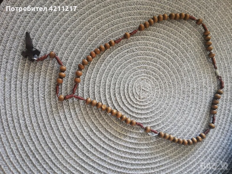 Дървена броеница, снимка 1