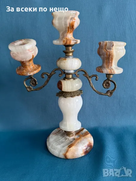 Свещник от Оникс, снимка 1