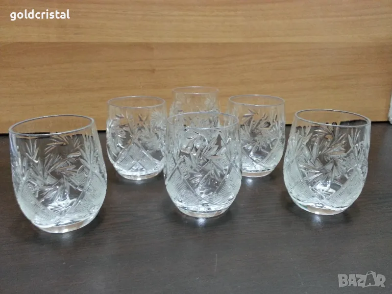 руски кристални чаши, снимка 1