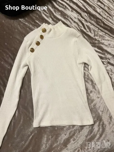 Дамска блуза по модел Balmain, снимка 1