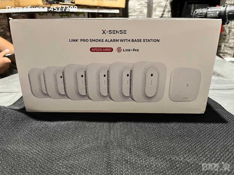 X-SENSE XP02S-MR61 Безжичен мрежов детектор за дим WLAN пожарна аларма, снимка 1