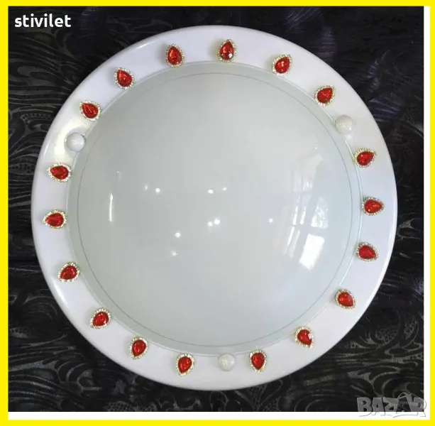 ПЛАФОН  КАПКА ЧЕРВЕНА - НОВО- 3D ЕФЕКТ., снимка 1