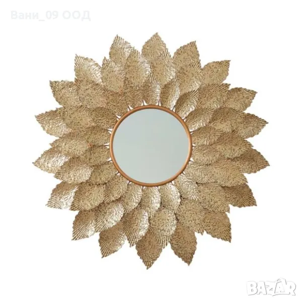 95см!!! Огромно желязно огледало "Цвете", снимка 1