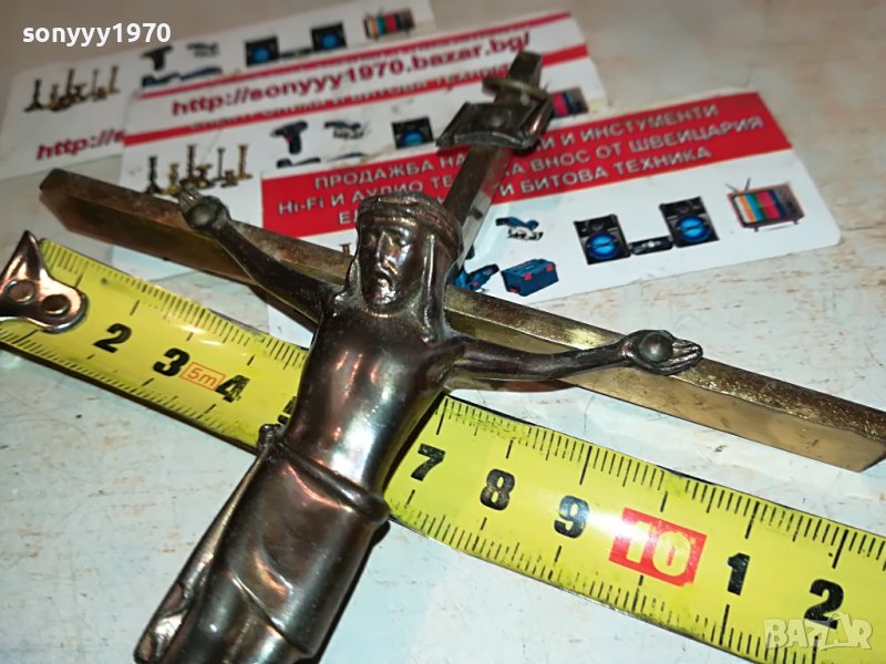 КРЪСТ С ХРИСТОС 1001231209, снимка 1