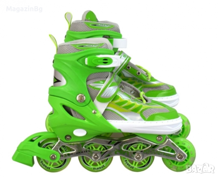 Ролери регулируеми 34-37 номер със светещи колела roleri , снимка 1