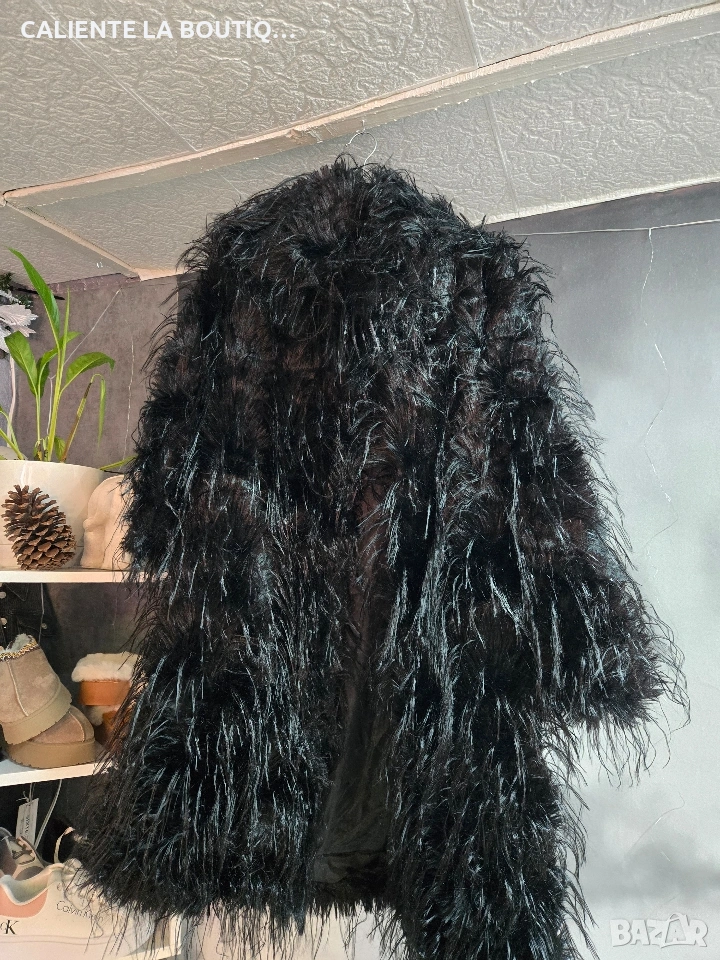 Палто с косъм , снимка 1