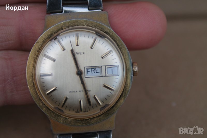 Стар автентичен мъжки часовник ''Timex'', снимка 1