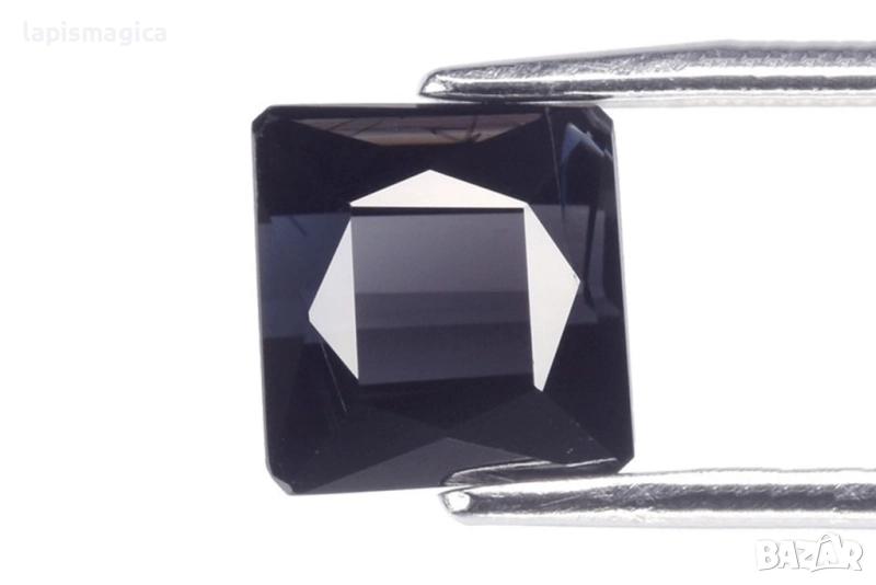 Виолетов индиколит турмалин 1.59ct VS октагон шлифовка, снимка 1