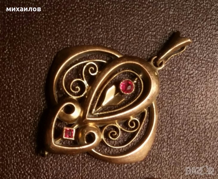 Медалион Австрийски дублет към 1890г., снимка 1