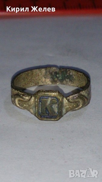 Старинен пръстен сачан над стогодишен - 67121, снимка 1