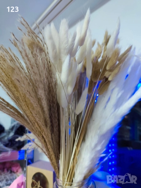 микс цветя сухи декорация, снимка 1