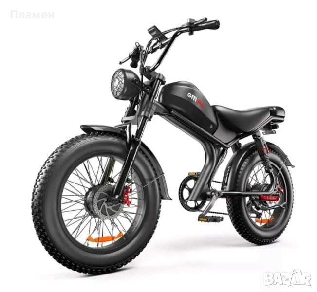 НОВО !!! Електрически Велосипед Emoko C93 Dual 2*1000W 48V/23Ah 50 км.ч , снимка 1