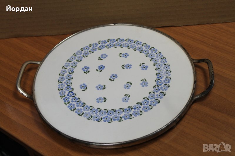 Порцеланов поднос 1920г, снимка 1