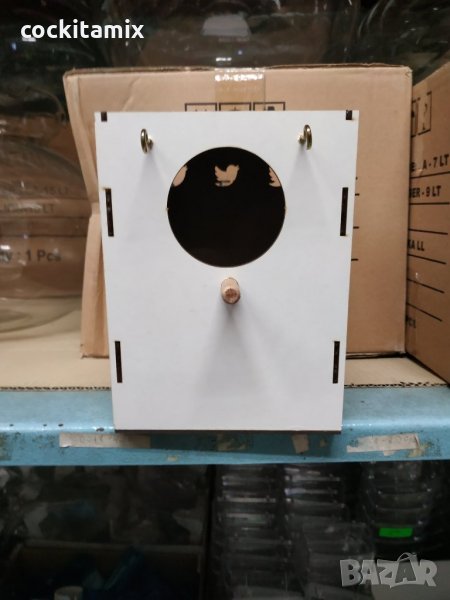  Мътилка за папагали размери 13/13/20 см височина - 1бр, снимка 1