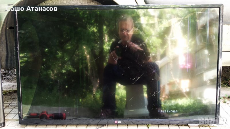 LG 42LM3450 със повредена матрица ,LGP42P-12LPB ,EAX64909901(1.0) ,6870C-0401C ,HC420DUN-SLCO2-11XX, снимка 1