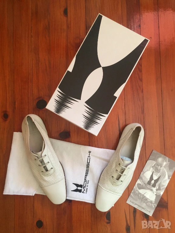 MORESCHI мъжки обувки ръчна изработка made in Italy Uk10/45, снимка 1