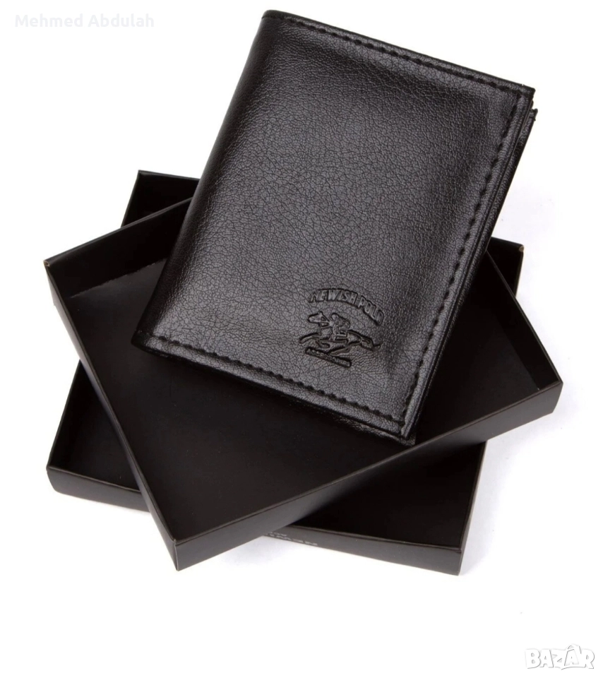 Черно портмоне с монетник, снимка 1