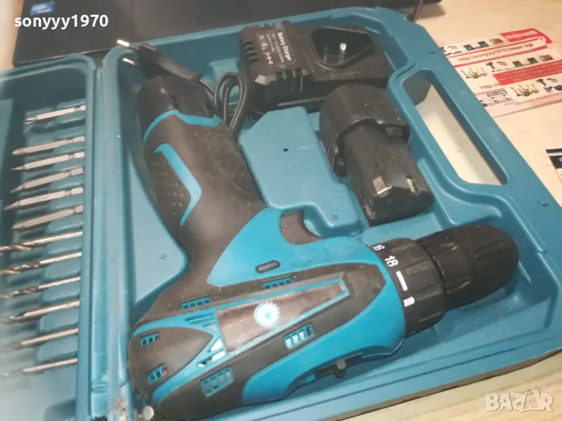 ВИНТОВЕРТ С ДВЕ БАТЕРИЙ И ЗАРЯДНО В КУФАР 1709241049, снимка 1