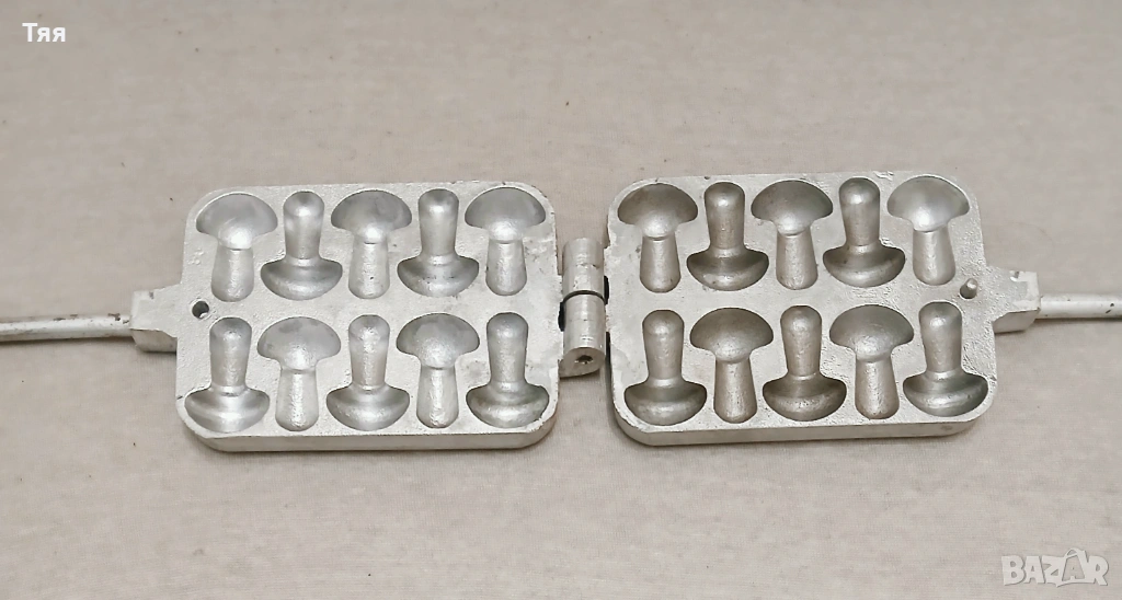 Алуминиева преса за сладки Гъбки , снимка 1