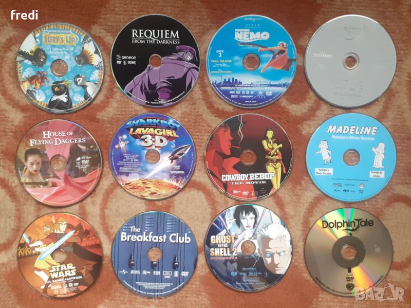 ДВД филми без кутии и обложки - Region 1, снимка 1