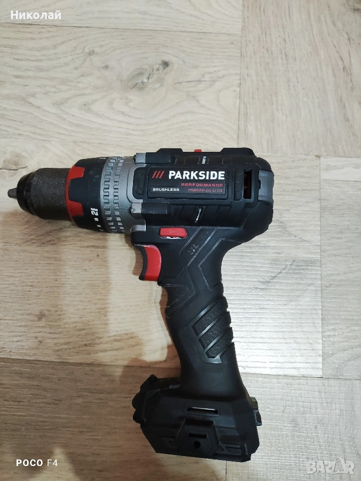 За части/ремонт! Акумулаторен ударен винтоверт Parkside PSBSAP 20-Li C3, снимка 1