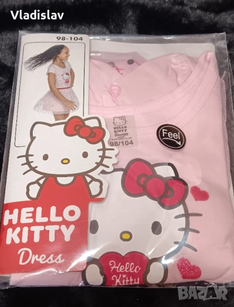 Детска рокля Hello Kitty, снимка 1