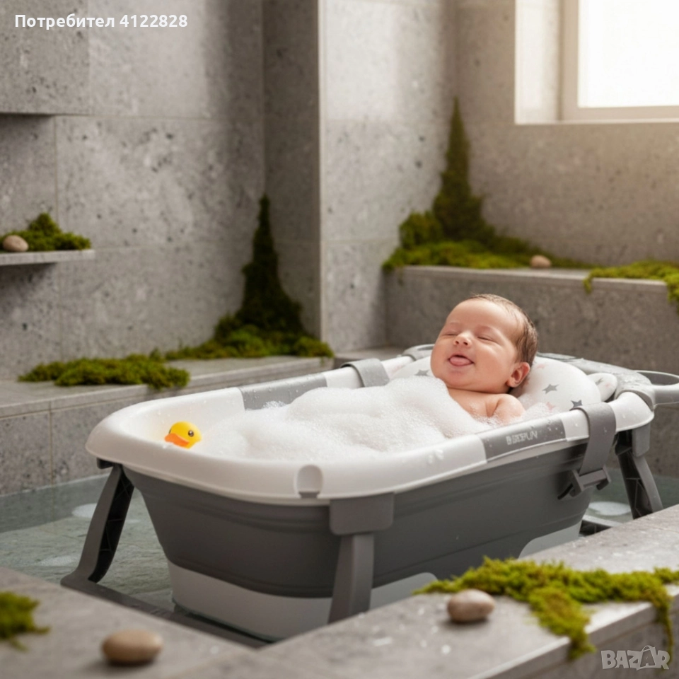 сгъваема Бебешка вана, снимка 1