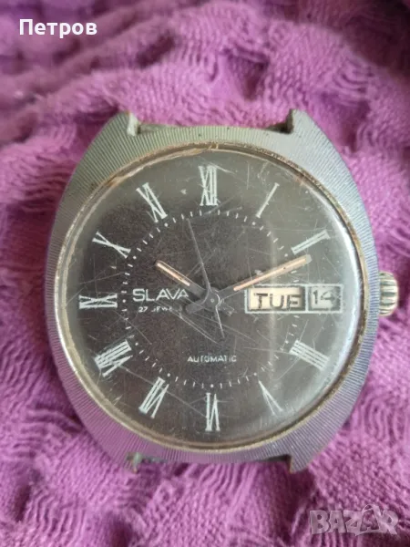 часовник слава автоматичен механичен, снимка 1
