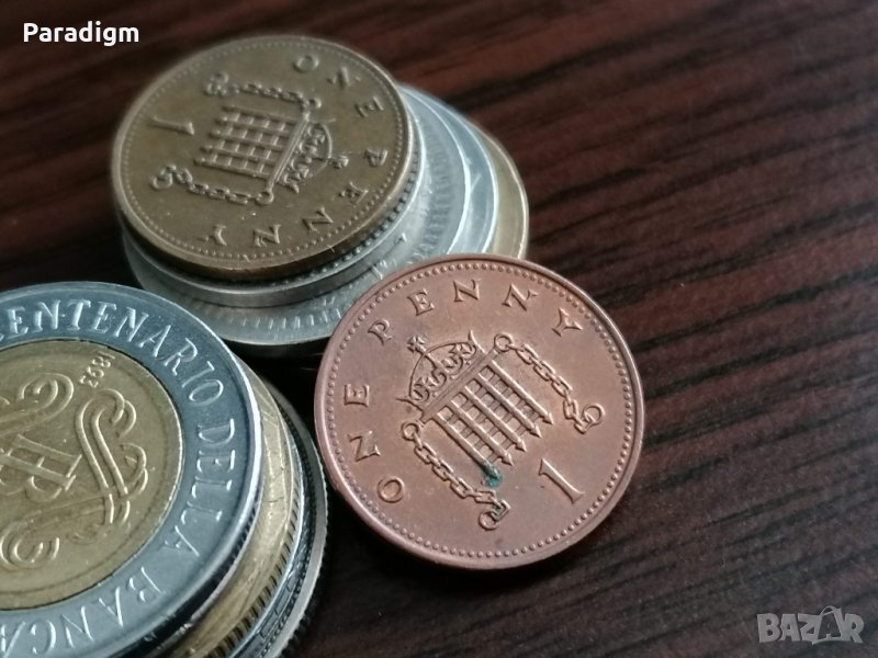 Монета - Великобритания - 1 пени | 1993г., снимка 1