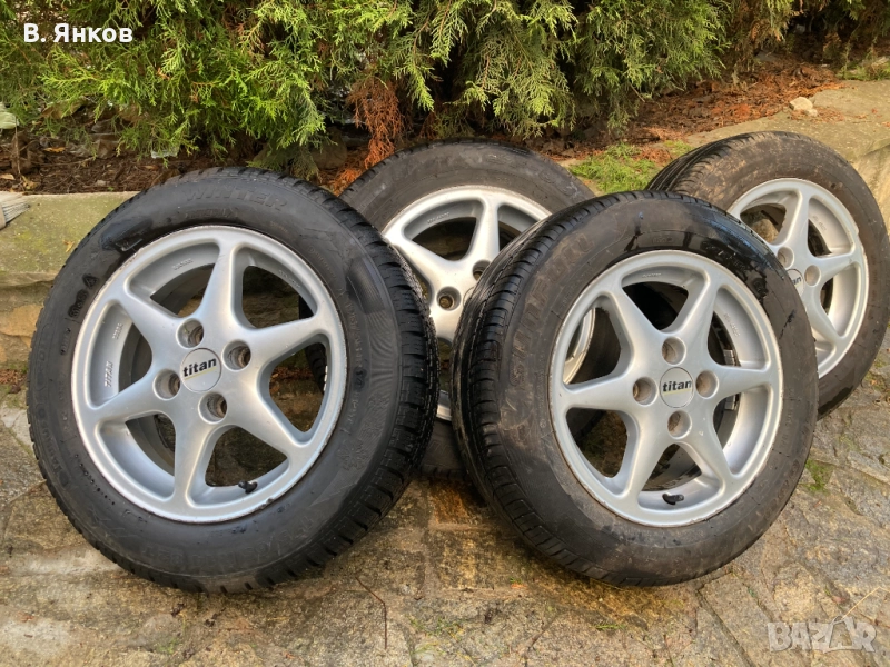 Джанти 14 цола с гуми 175/65 R14 - 4 бр., снимка 1